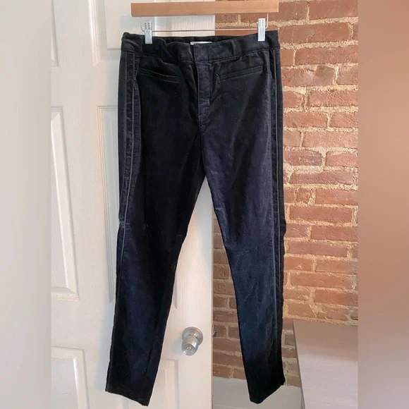 Loft Modern Velvet Tuxedo Pants - Picture 3 of 11